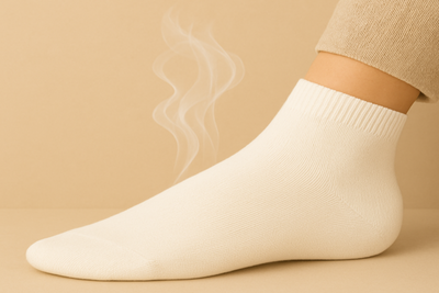 "Est-ce que vos chaussettes empêchent vraiment les mauvaises odeurs ?"